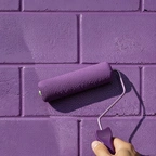 Покраска фасада по кирпичу в Казахстане миниатюра 1