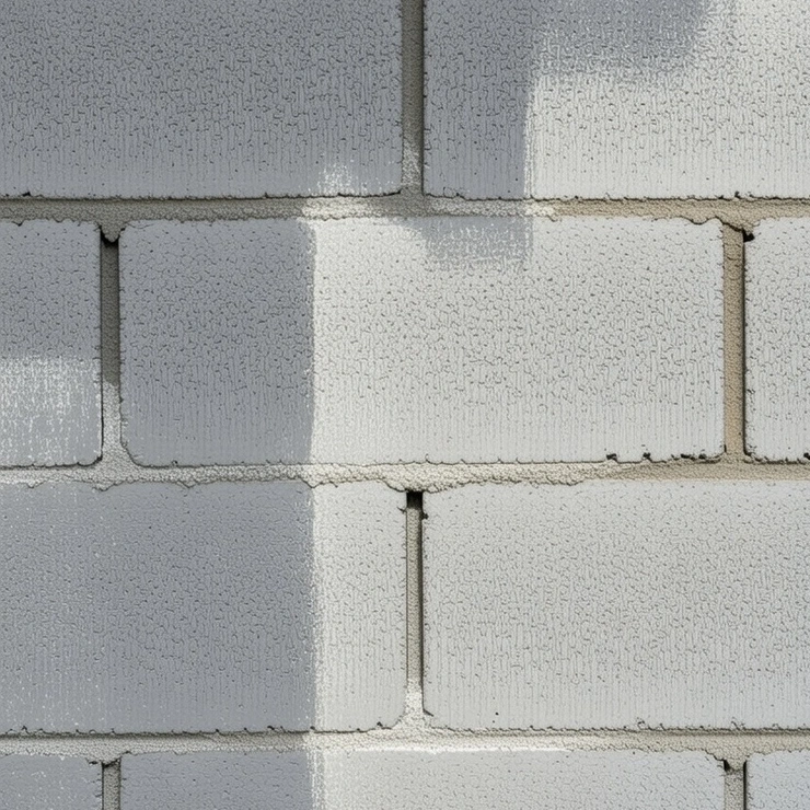 Покраска фасада по газоблоку/пеноблоку в Казахстане фото 2